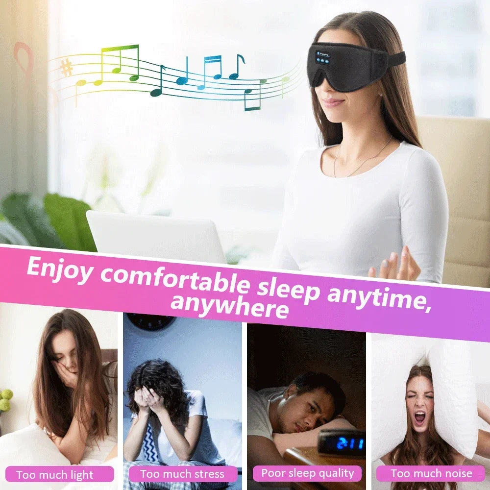 Smart Eye Mask Sleep-Aid (Bluetooth enabled)